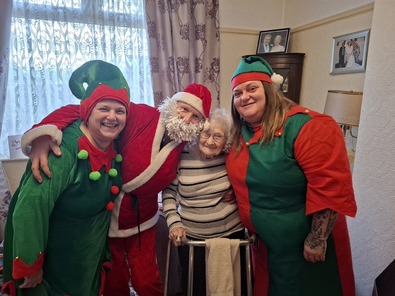 Other image for Care team goes the extra mile to bring festive cheer